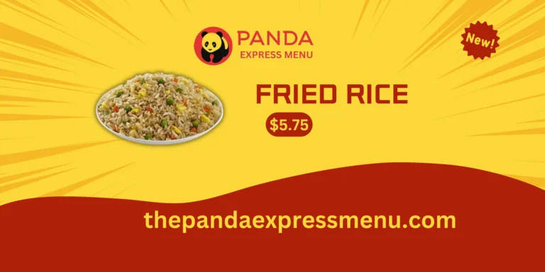 Panda express fried rice price, menu, calories, nutrition